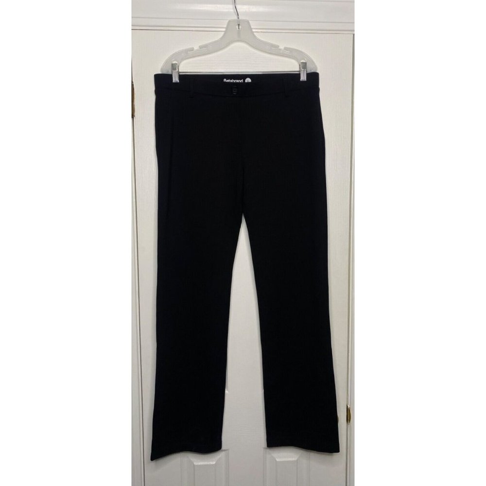 Betabrand Women's Classic straight Yoga Dress Pants Black XL